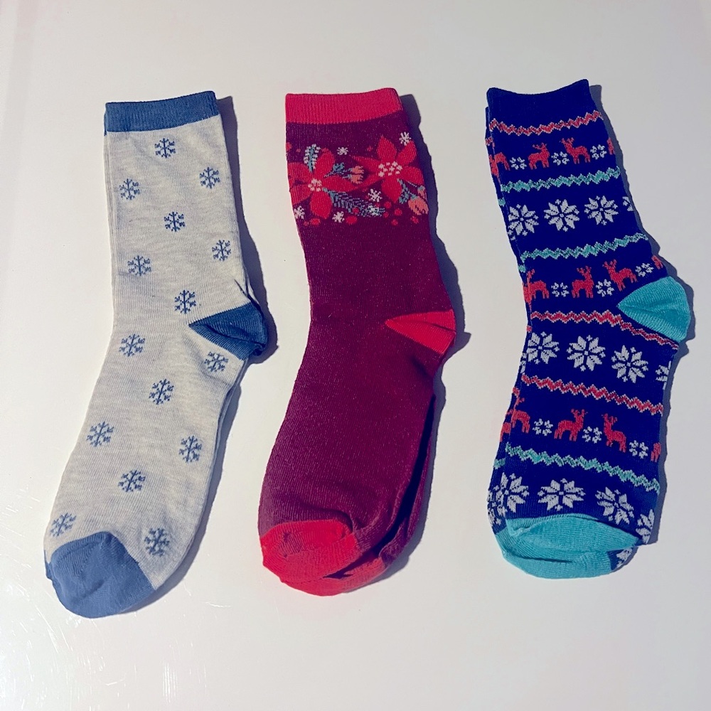 🌼 Christmas Crew Socks